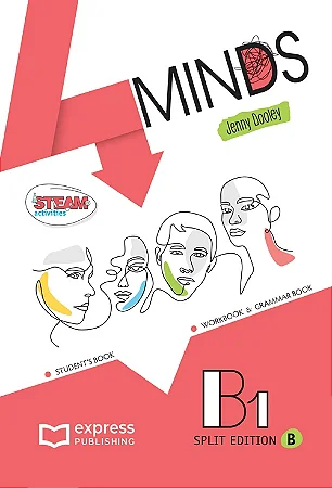 4 MINDS B1 STUDENT'S & WORKBOOK & GRAMMAR BOOK - (SPLIT EDITION Β) (WITH DIGIBOOK APP.)