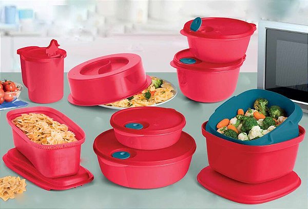 Tupperware Kit Para Microondas 8 Peças