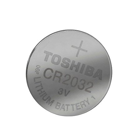 Pilha Moeda Lithium 3V CR2032 TOSHIBA (Unidade)