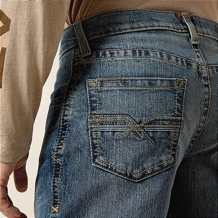 Calça Ariat M4 Relaxed Stockton Straight Leg Jean