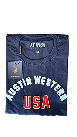Camiseta Masculina Bordada Austin Western