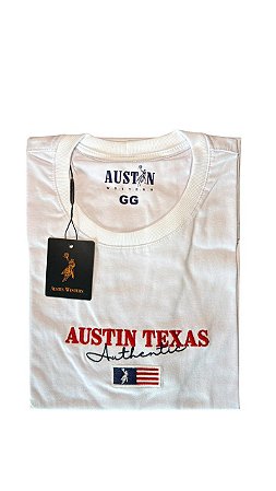 Camiseta Masculina Bordada Austin Western