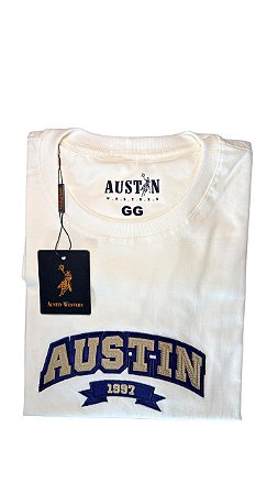 Camiseta Masculina Bordada Austin Western
