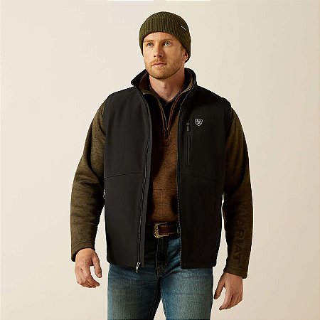 Colete Masculino Importado Ariat Logo Softshell Vest