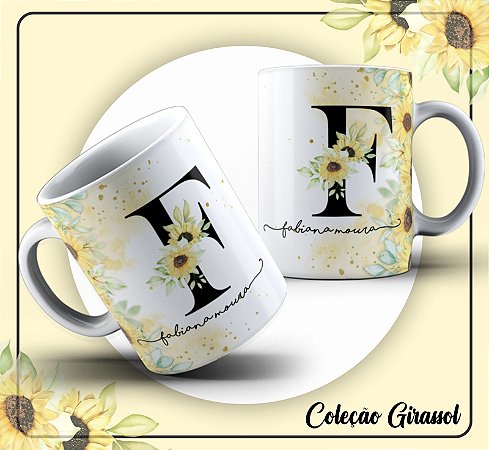 Caneca Alfabeto Girasol