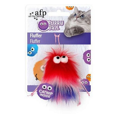 Brinquedo para Gato Furry Ball Fluffer - com Catnip