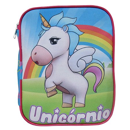 Estojo 100 Pens Unicórnio - Vou Leve