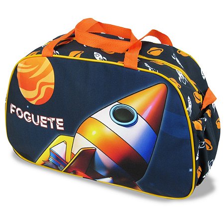Bolsa de Viagem Infantil Foguete - Vou Leve
