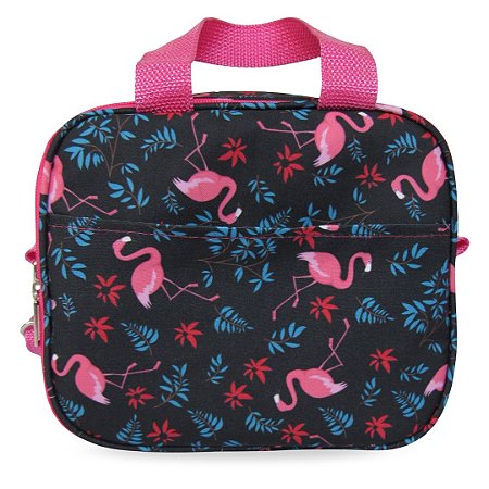 Lancheira Térmica Quadrada Flamingo - Vou Leve