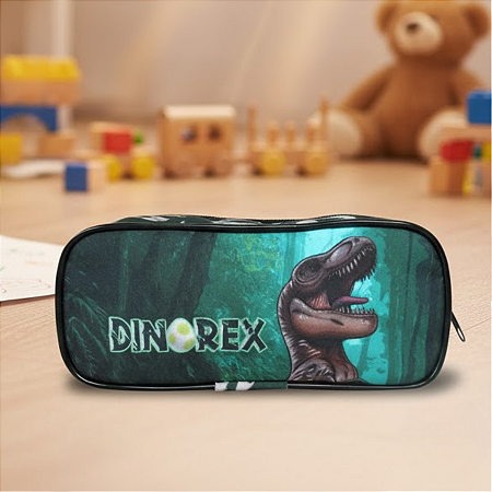 Estojo Dinossauro T-Rex - Vou Leve