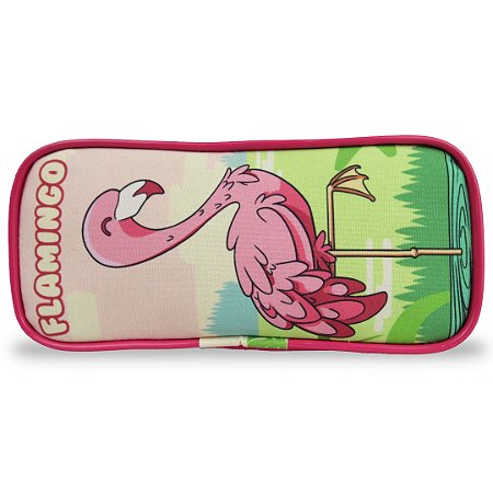 Estojo Flamingo - Vou Leve