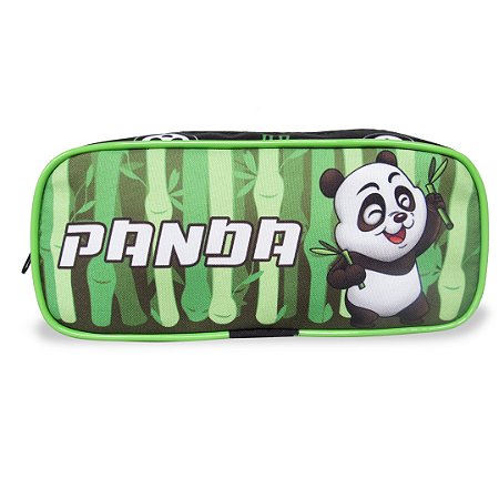 Estojo Panda Verde - Vou Leve