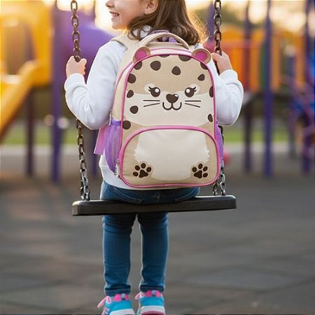 Mochila Costas Infantil Pequena Oncinha - Zoop