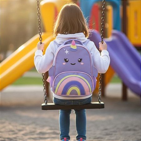 Mochila Costas Infantil Pequena Narval - Zoop