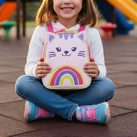Lancheira Infantil Térmica Gatinho - Zoop