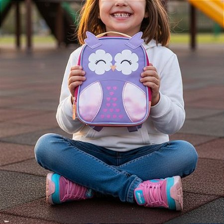 Lancheira Infantil Térmica Coruja -  Zoop