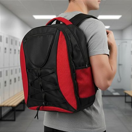 Mochila Adulto Juvenil Vermelha - Vou Leve