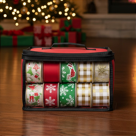 Bolsa Organizadora para Fitas e Laços