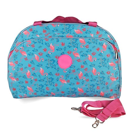 Bolsa De Viagem Flamingos Grande - Vou Leve