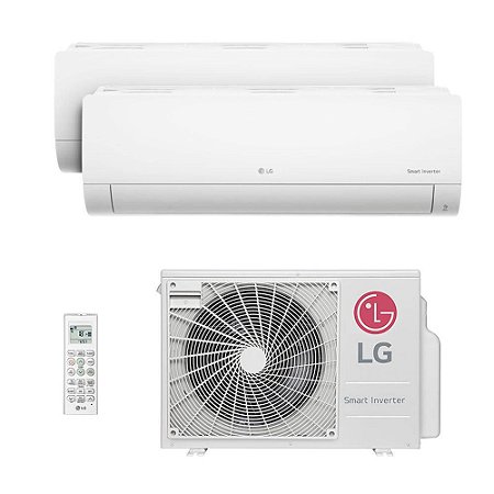 Ar Condicionado LG Multi Split Inverter 18.000 BTUs com 02 evap HW 8.500 BTUs - Quente/Frio