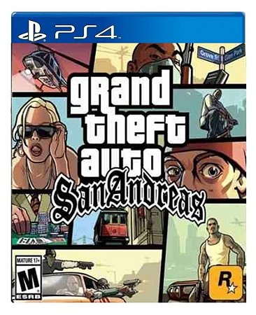 Grand Theft Auto San Andreas para ps4 - Mídia Digital