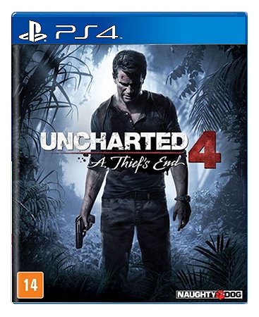 Uncharted 4 A Thiefs End para PS4 - Mídia Digital