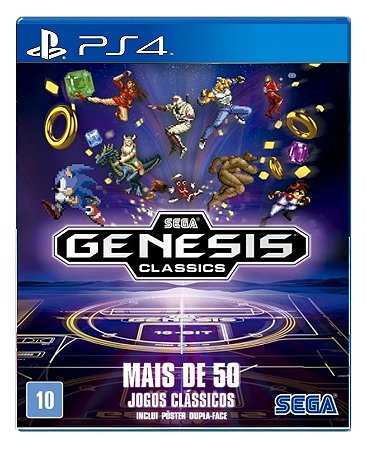 Sega Genesis Classics para PS4 - Mídia Digital