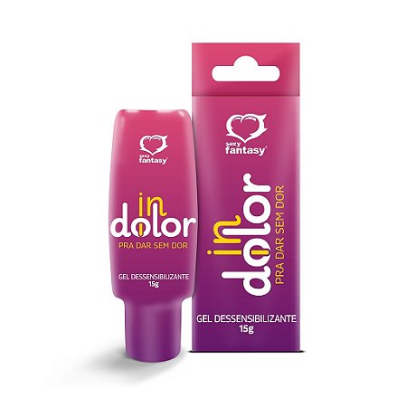 Gel Anestésico Anal Dessensibilizante Extra Forte INDOLOR 15g