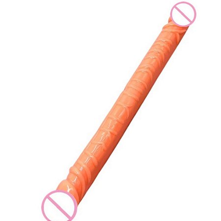 Prótese Peniana de Silicone Dupla Realístico Longa 34cm