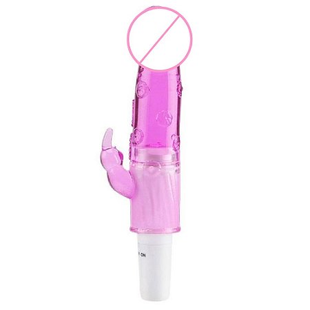 Vibrator Ponto G Estimulador de Clitóris Vibração Única 19 x 2,8 cm