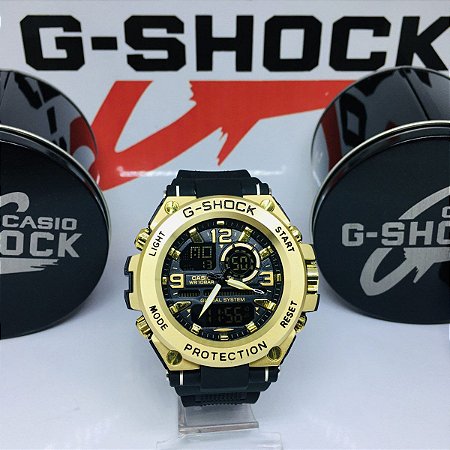 Relógio G-Shock Caixa em Aço Dourado - DezoitokRelogios