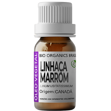 Óleo Vegetal de Linhaça Marrom