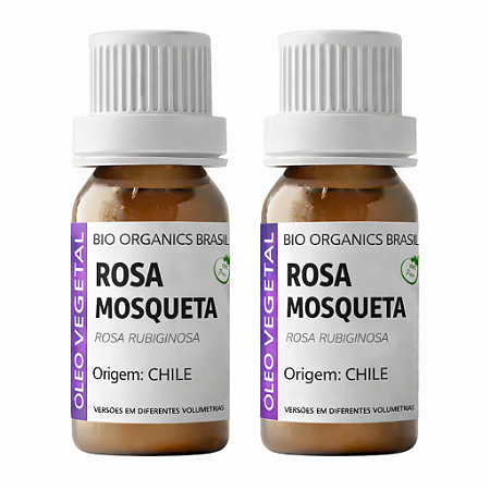 Kit Óleo Vegetal Rosa Mosqueta 10ml - 2UN