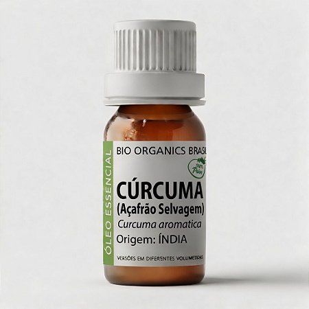 Óleo Essencial de Cúrcuma (Açafrão Selvagem) 10ML