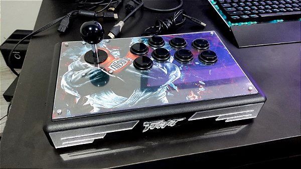 CONTROLE ARCADE ZERO DELAY PARA PS3, PS4, PC, NOSTAL E RASPBERRY