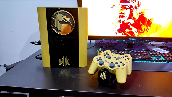 PS3 SUPER SLIM TUNADO COM PINTURA