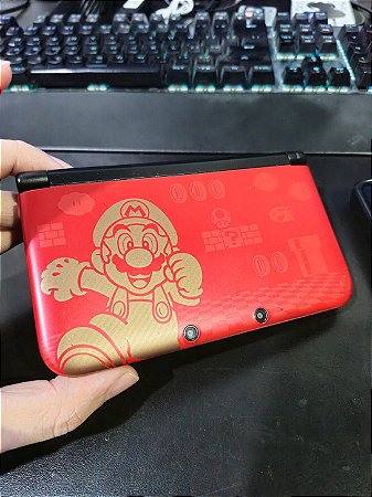 NINTENDO 3dsXL EDIÇÃO MARIO TUNADO