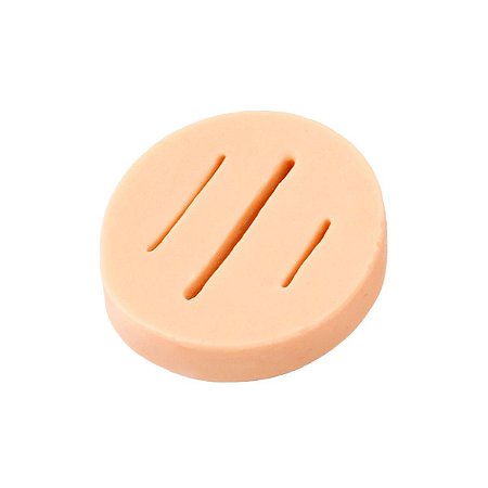 Pele para treinamento de Sutura em formato Disco - 7x1,5 cm