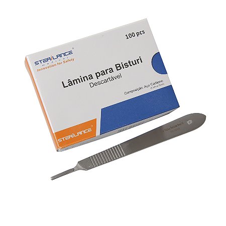 Kit Cabo de Bistuti e Caixa de Lâminas - Escolha sua numeração