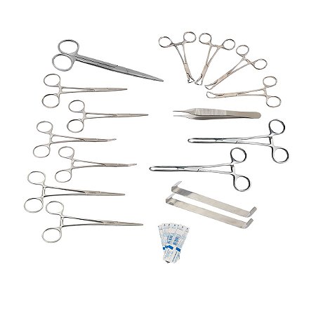 Kit Cirúrgico Profissional 16 Peças