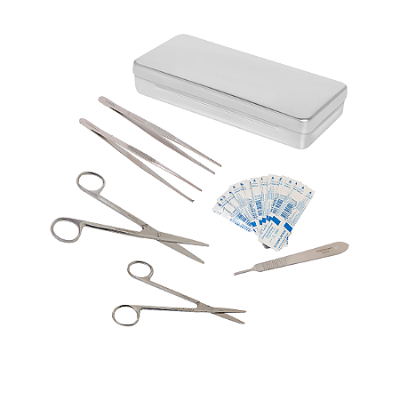 Kit De Dissecação Com Tesouras Mayo e Metzenbaum