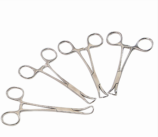 Kit de Pinças Backhaus 04 Unidades - Tamanho 13cm