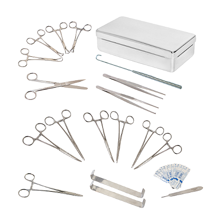 KIT CIRURGICO COMPLETO CASTRACÃO 19 ITENS