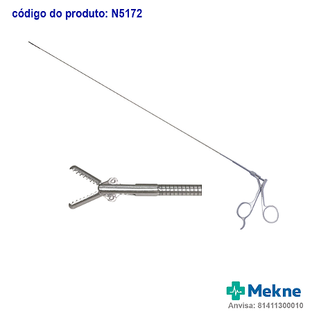 PINÇA FLEXIVEL ENDOSCÓPICA SERRILHADA 1.33 mm – 7fr – 40cm – UROLOGIA