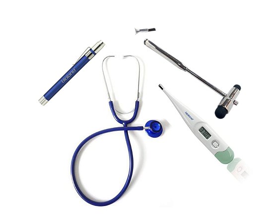 Kit para Semiologia Veterinária com Lanterna Clínica