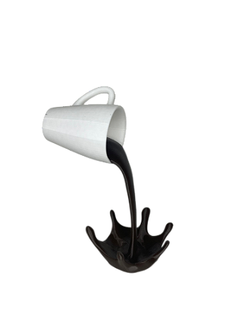 Item Decorativo DeCoffee Xícara 3D