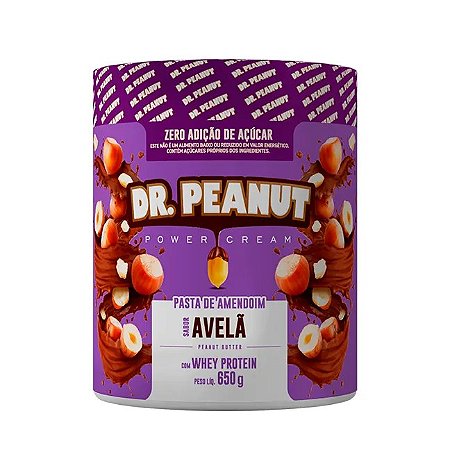 Pasta de amendoim sabor Avelã 600gr - DR.PEANUT
