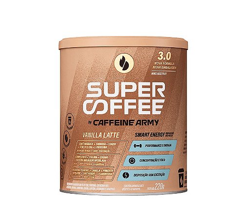 Supercoffee 3.0 sabor Vanilla Latte 220g - Caffeine Army