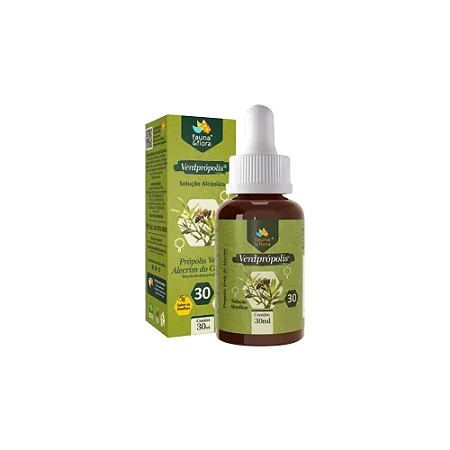 Própolis Verde Alcoólico 30% 30ml - Fauna e Flora