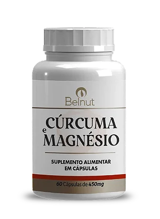 Curcuma e Magnesio 450mg- 60 caps-Belnut